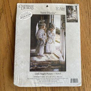 Candamar Designs Needlework Cross Stitch Kit #51315 Little Angels 2001 NOS